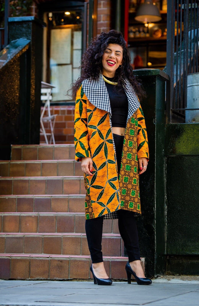 African Print Blazer | African print Jacket | African print Bomber Jacket | African Print Outerwear | Fall Fashion for African women | sustainable African Fashion | recycled African print clothing | Ethically sourced fashion | ethically sourced clothing | handmade clothing | African clothing for women | Ankara jacket | Tribal prints kimono | Floral African print clothing | Cotton Blazer | African print workwear | African clothing UK | Black-owned fashion brand | UK Based African Fashion Brand