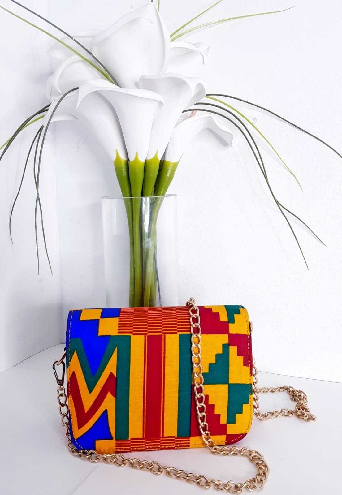 African print clutch purse deals