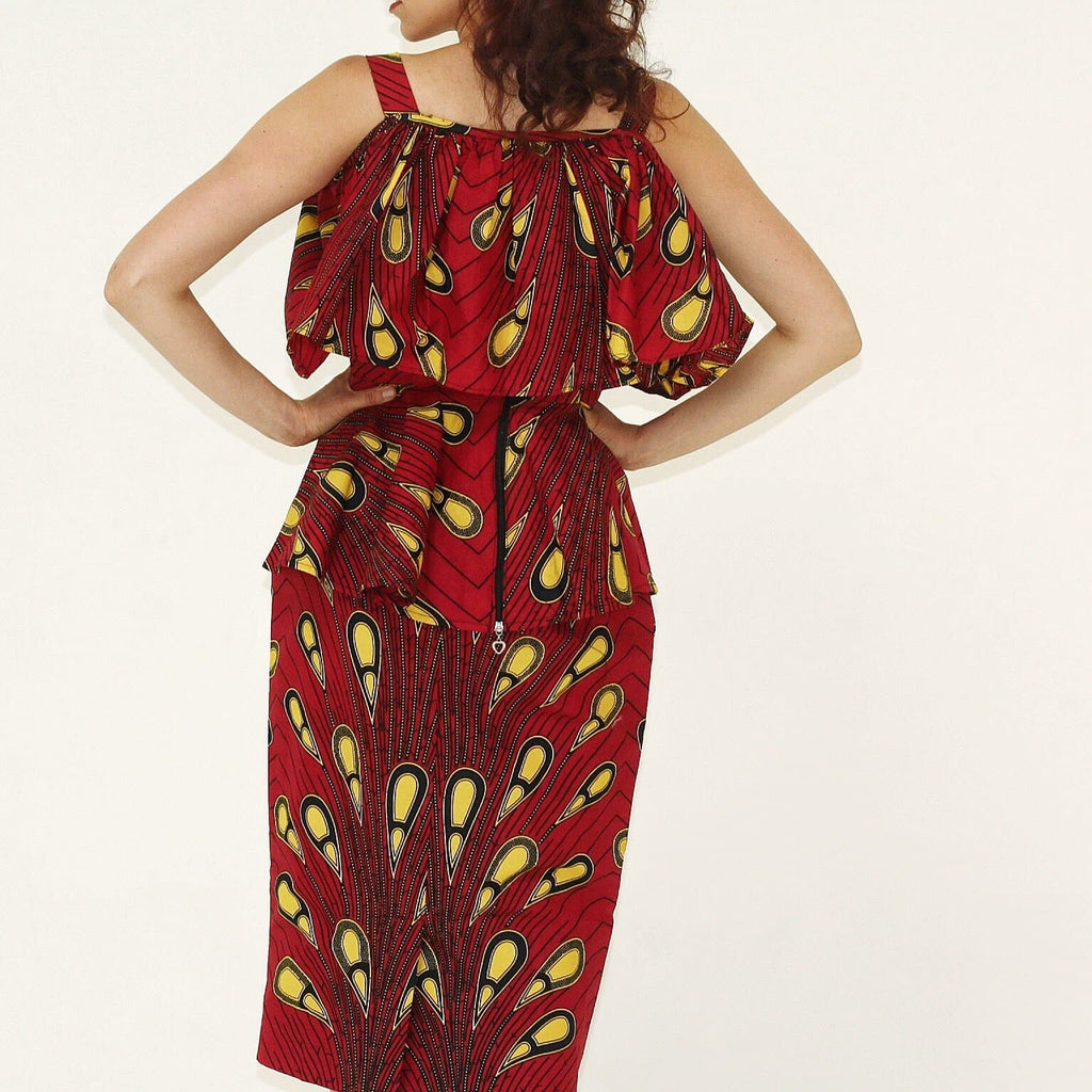 African Print Ankara batik Pencil skirts - African Clothing from CUMO LONDON