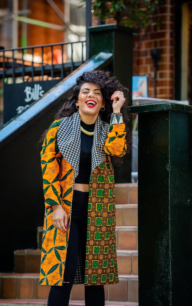 African Print Blazer | African print Jacket | African print Bomber Jacket | African Print Outerwear | Fall Fashion for African women | sustainable African Fashion | recycled African print clothing | Ethically sourced fashion | ethically sourced clothing | handmade clothing | African clothing for women | Ankara jacket | Tribal prints kimono | Floral African print clothing | Cotton Blazer | African print workwear | African clothing UK | Black-owned fashion brand | UK Based African Fashion Brand