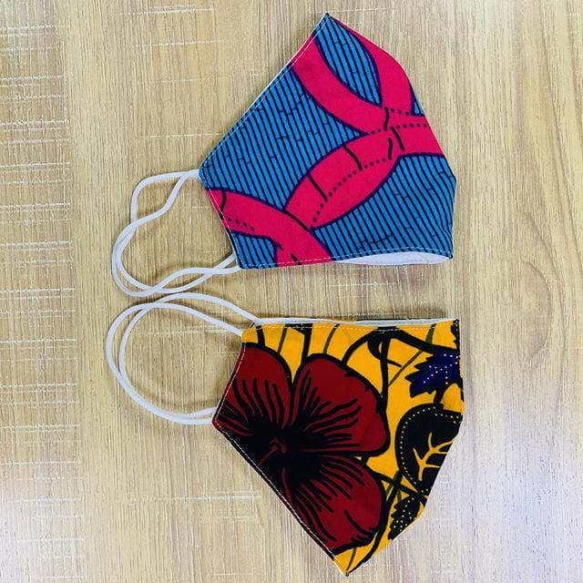 African Print Cotton Facemask, Reusable Facemask - Bundle Offer: - African Clothing from CUMO LONDON