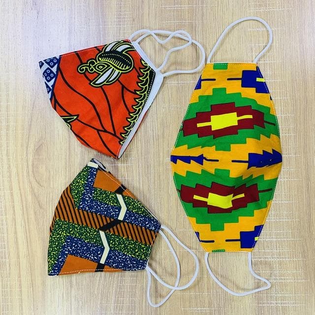 African Print Cotton Facemask, Reusable Facemask - Bundle Offer: - African Clothing from CUMO LONDON