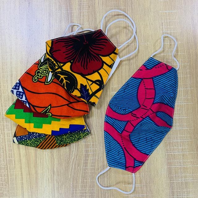African Print Cotton Facemask, Reusable Facemask - Bundle Offer: - African Clothing from CUMO LONDON