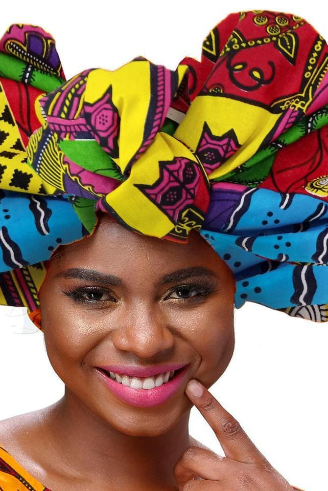 African Print Headwrap / Headtie - Options available - African Clothing from CUMO LONDON