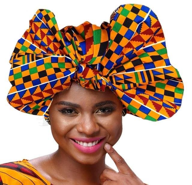 African Print Headwrap / Headtie - African Clothing from CUMO LONDON