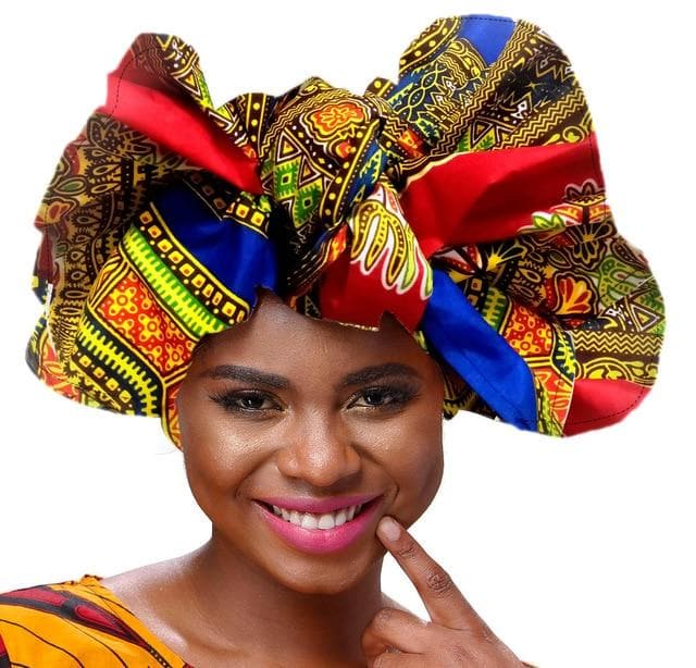 Kente African Print Headwrap / Headtie - Options available - African Clothing from CUMO LONDON