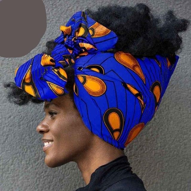 New In African Ankara Print Headwrap/Headtie - African Clothing from CUMO LONDON
